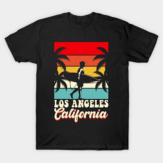 Los Angeles California T Shirt For Men T-Shirt by QueenTees